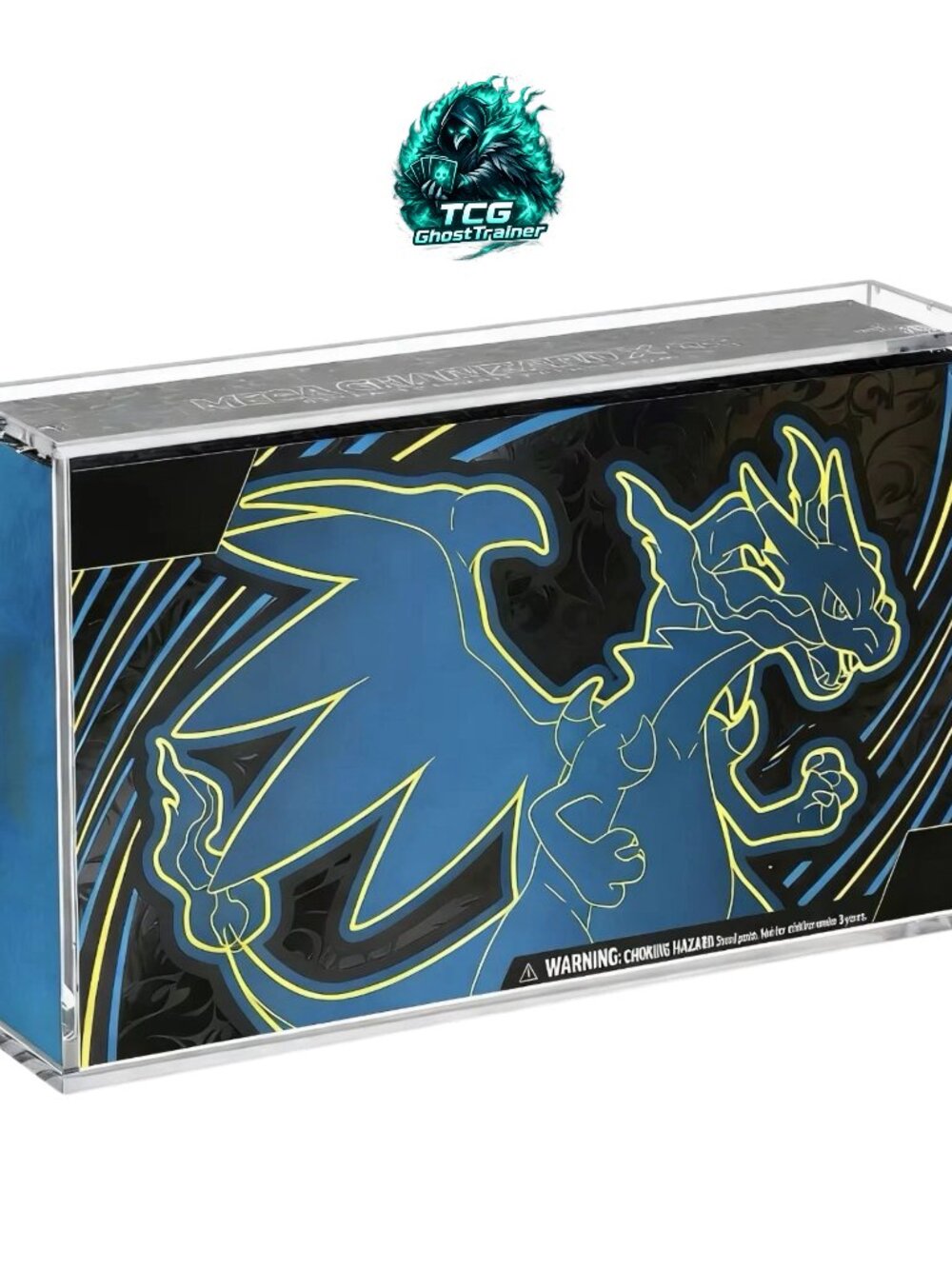 1x Acrylic Display Case for Pokemon Mega Charizard EX UPC BOX